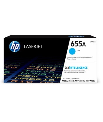 Toner HP 655A Azul CF451A...