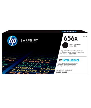 Toner HP 656X Preto CF460X...