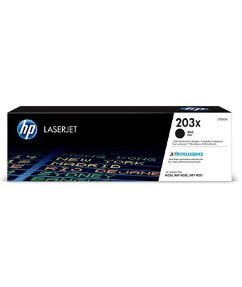 Toner HP 203X Preto CF540X...