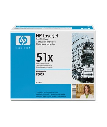 Toner HP 51X Preto Q7551X...