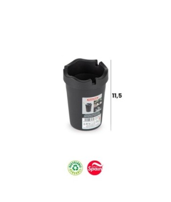 Cinzeiro Copo Antitabaco Preto