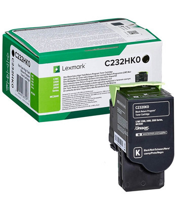 Toner LEXMARK Preto C232HK0...