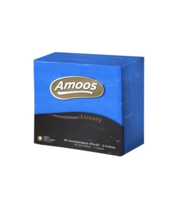 Guardanapos 40x40 2Fls Azul...