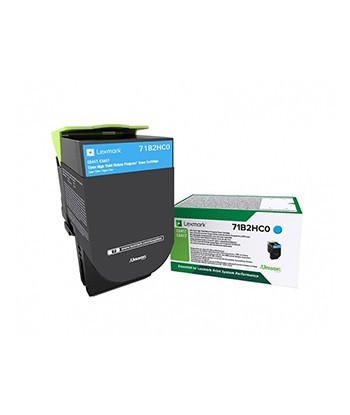 Toner LEXMARK Retorno Azul...