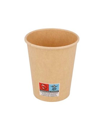 Copos 240ml Cartão Kraft...