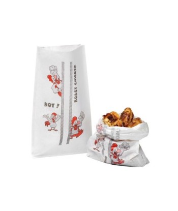 Saco p/Frango 20+5x34cm PP...