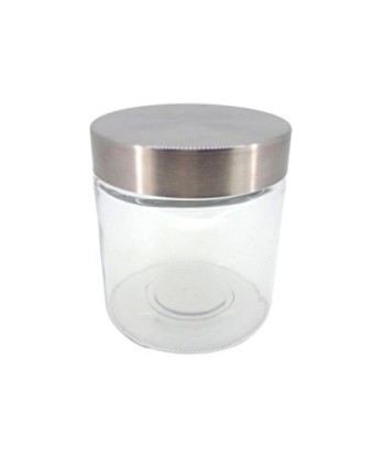 Frasco Vidro 700ml Tampa Metal