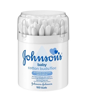 Cotonetes JOHNSONS 100un