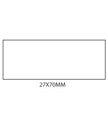 Etiquetas 27x70 Pack de 12...