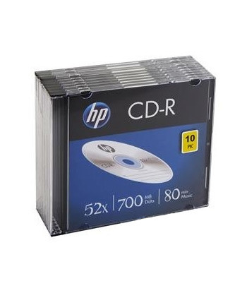 CD-R 700MB 52x HP Slim Pack...