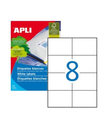 Etiquetas 105x074mm 100Fls...