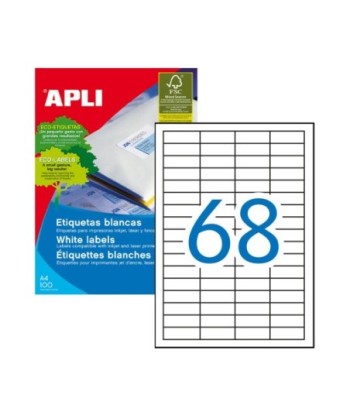 Etiquetas 048,5x016,9mm...