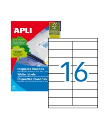 Etiquetas 105x035mm 100Fls...