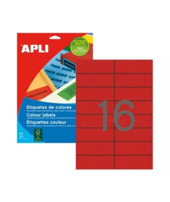 Etiquetas 105x037mm 20Fls...