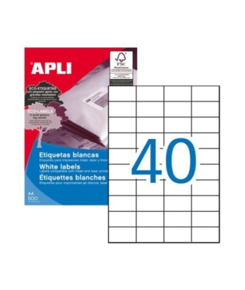 Etiquetas 052,5x029,7mm...