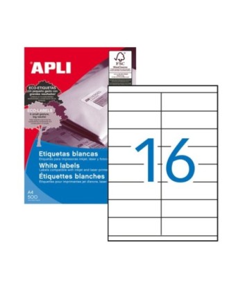 Etiquetas 105x035mm 500Fls...