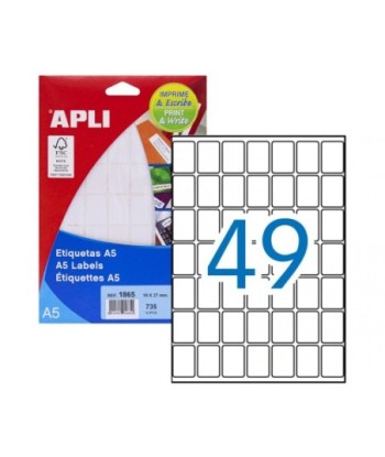 Etiquetas 019x027mm 33Fls...