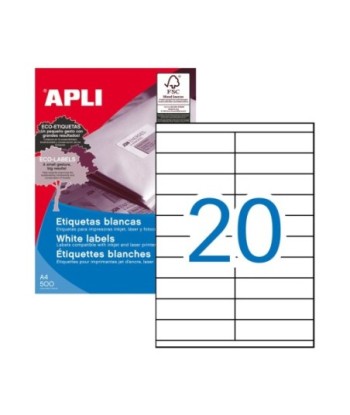 Etiquetas 105x029mm 500Fls...