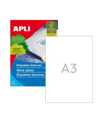Etiquetas 297x420mm 100Fls...