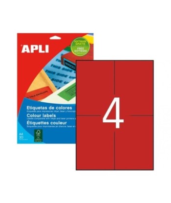 Etiquetas 105x148mm 20Fls...