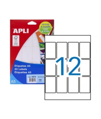 Etiquetas 034x053mm 15Fls...