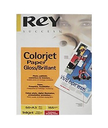 Papel 155gr A3 Rey InkJet...