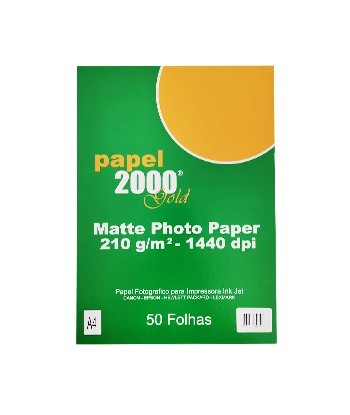 Papel 210g Inkjet A4 Foto...